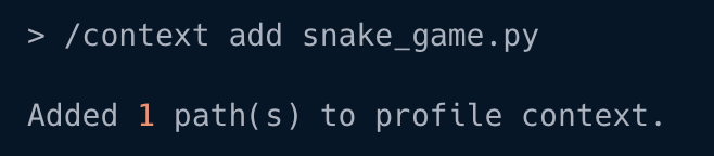 Add context