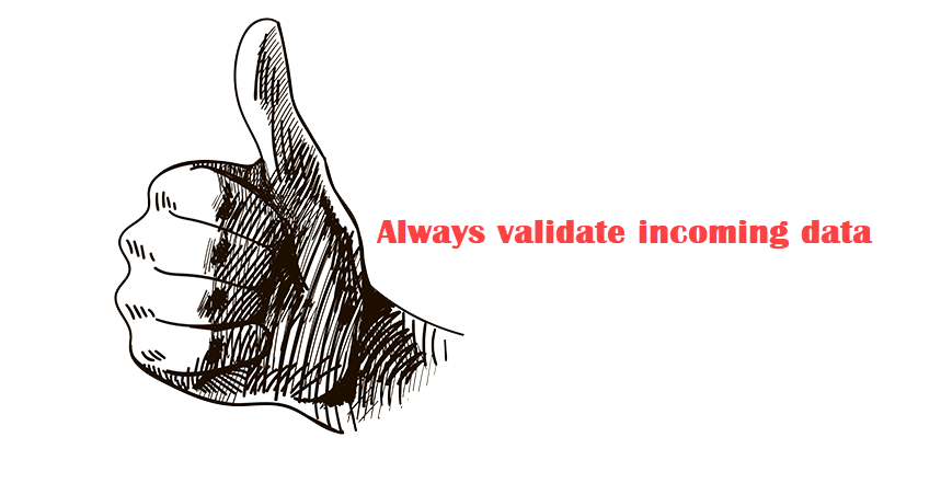 tip to validate data