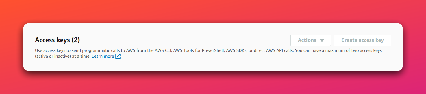 access key generation