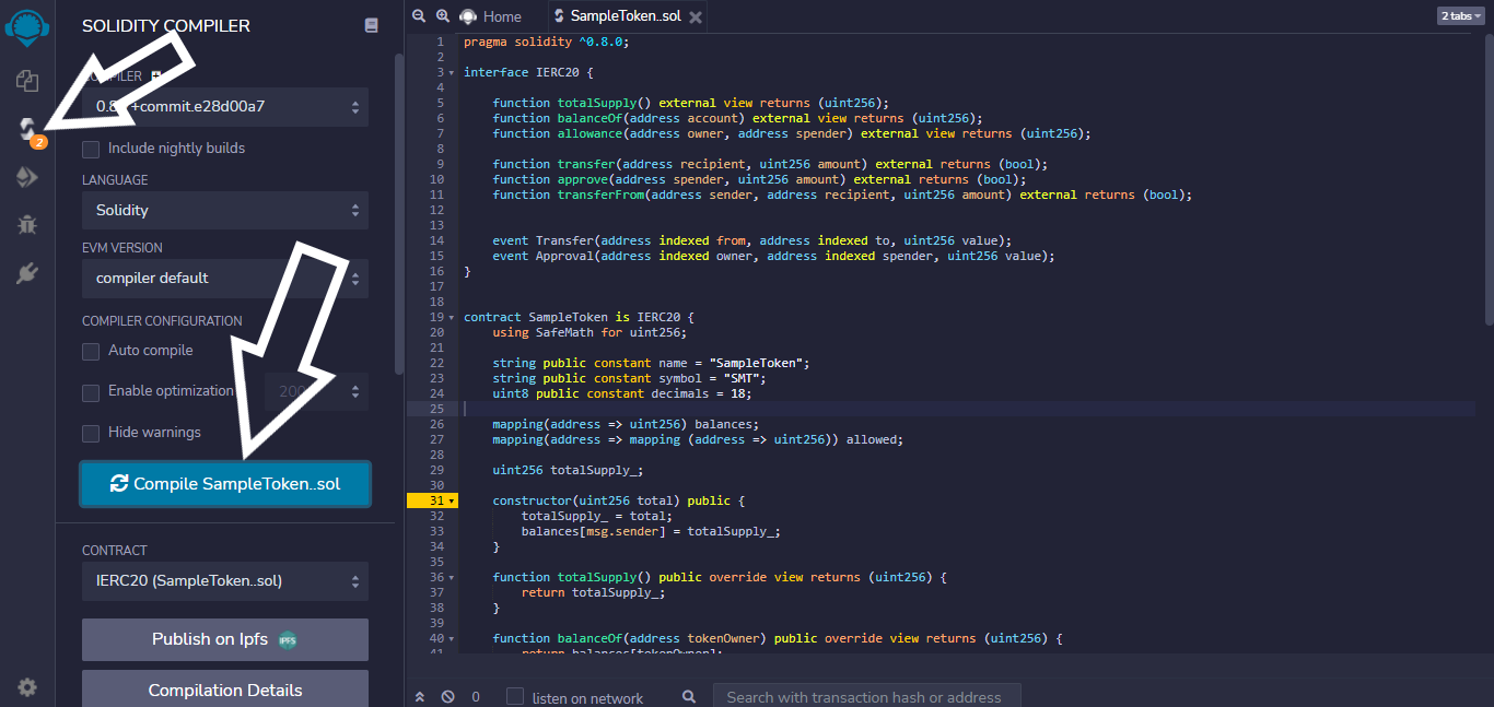 Compile Contract