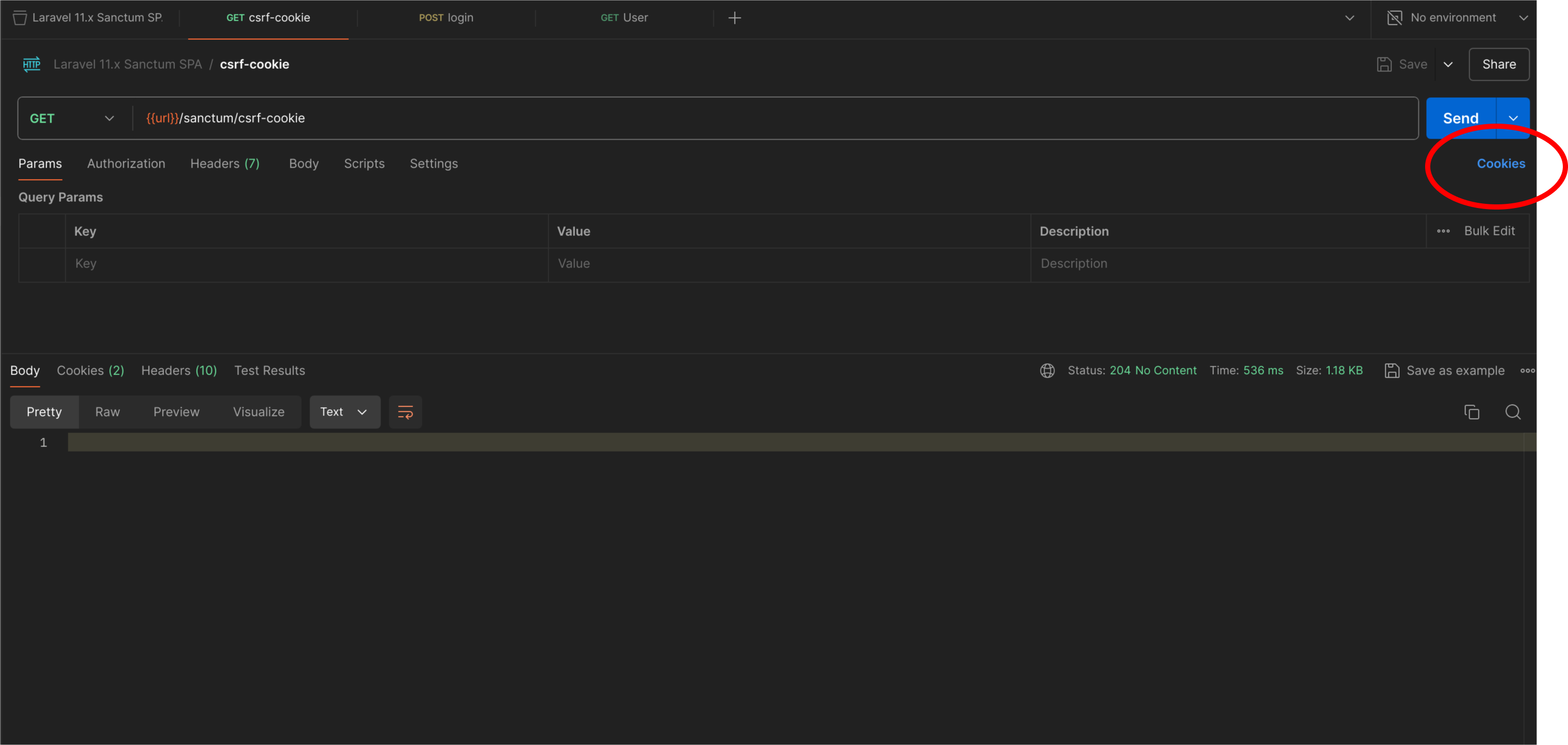 How to view cookies in postman