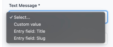 Sidebar - Text Picker