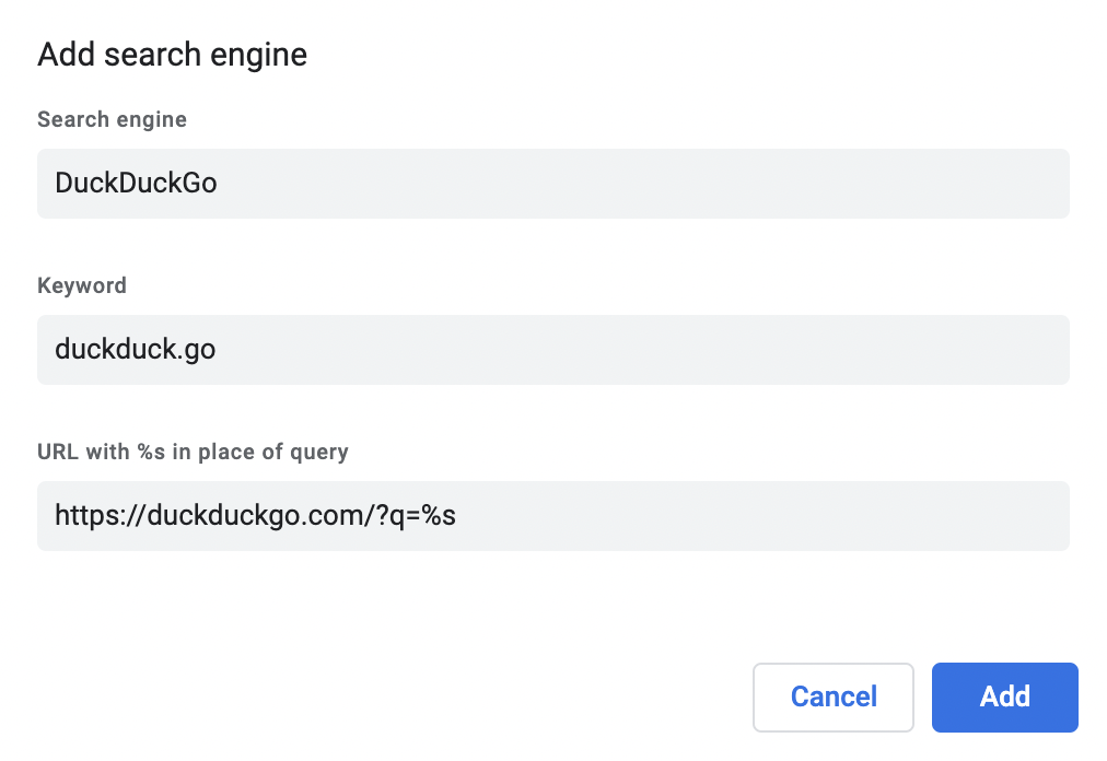 add new browser search engine