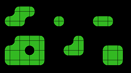 Medium-thickness tiles