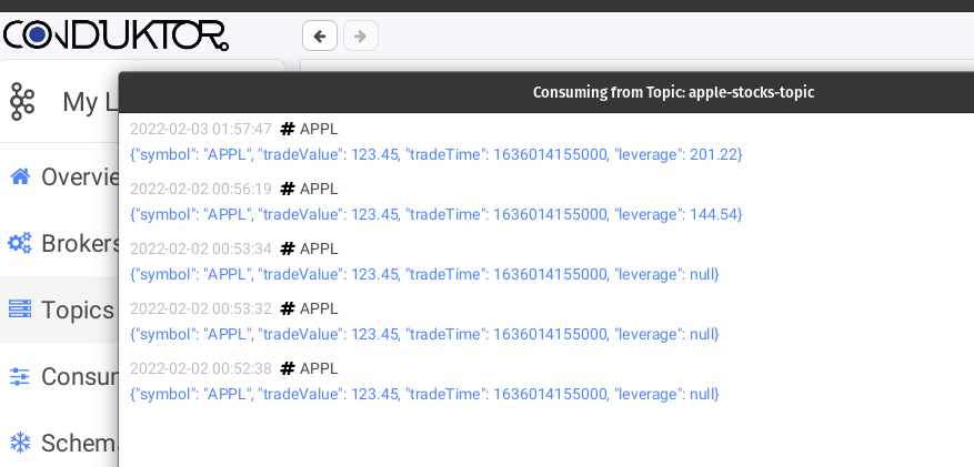 Apple topic screenshot
