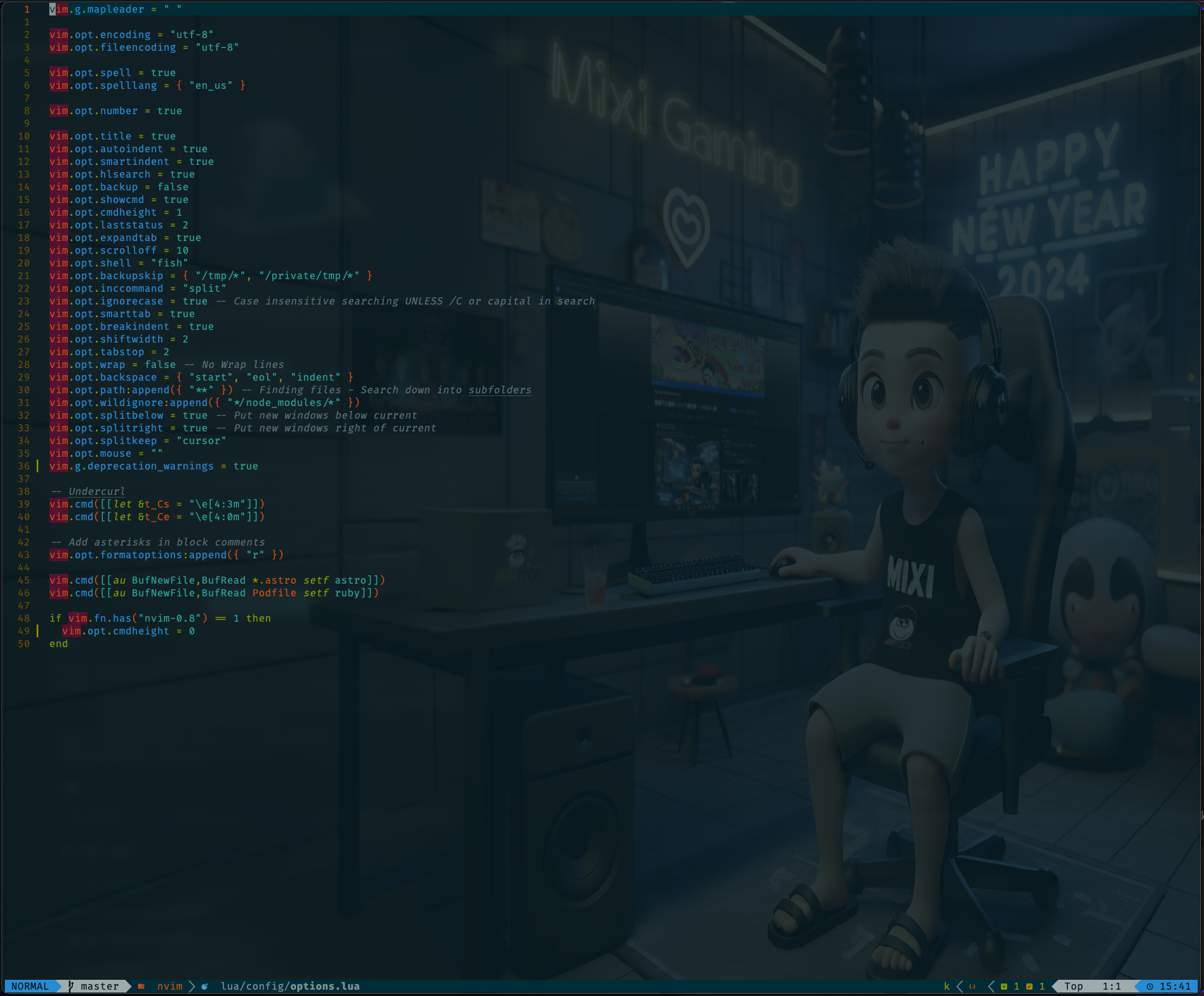 Solarized Osaka theme