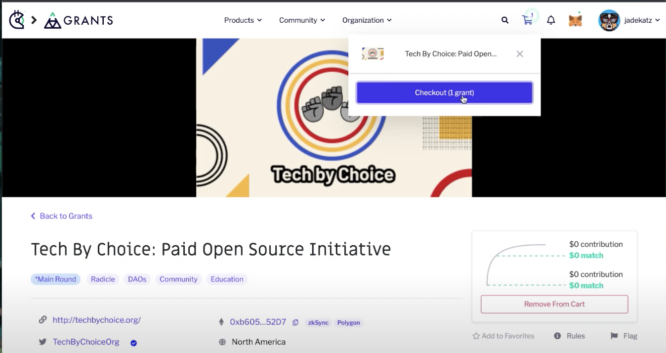 Image that shows the shopping cart to go to checkout