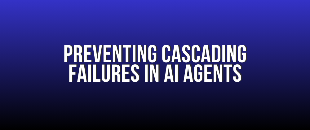 Preventing OWASP ASI08 Cascading Failures in a .NET AI agent with resilience handlers, structured error responses, caching, and distributed tracing.