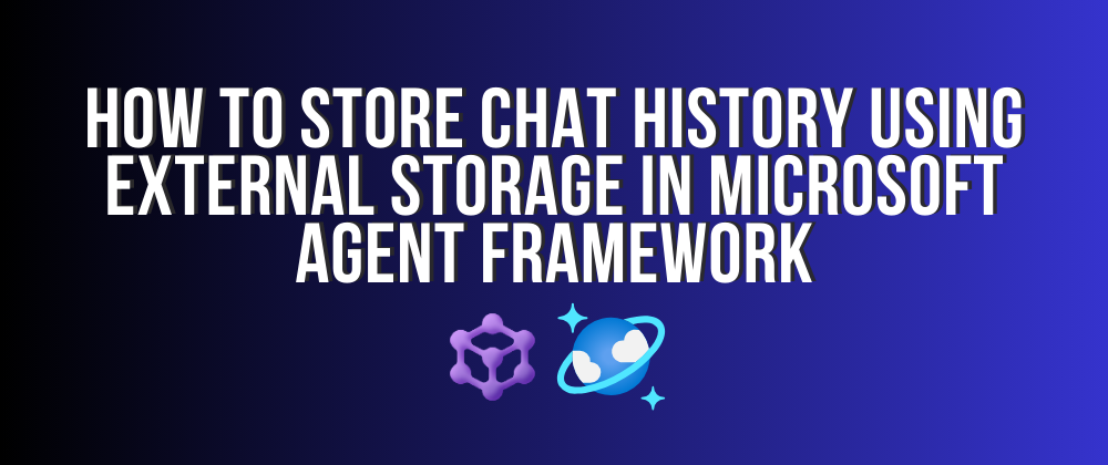 For models that don't support underlying in-service memory capabilities, the Microsoft Agent Framework allows you to use third party solutions to store agent chat history.