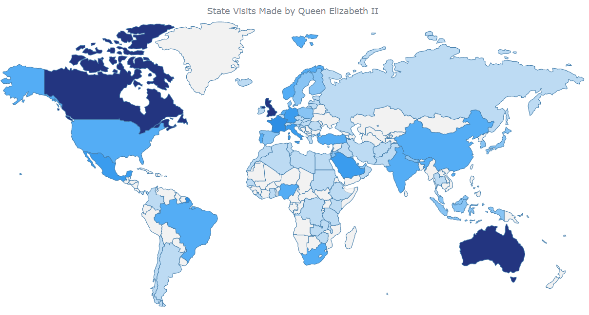 Basic choropleth map