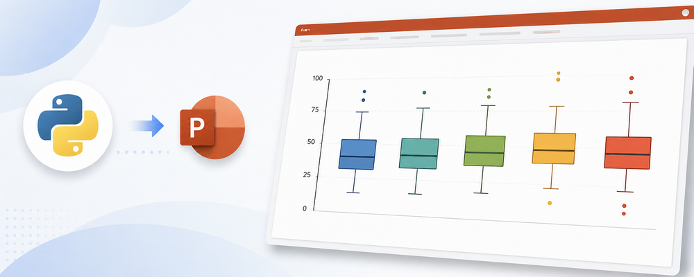 Creating Box and Whisker Charts in PowerPoint Using Python