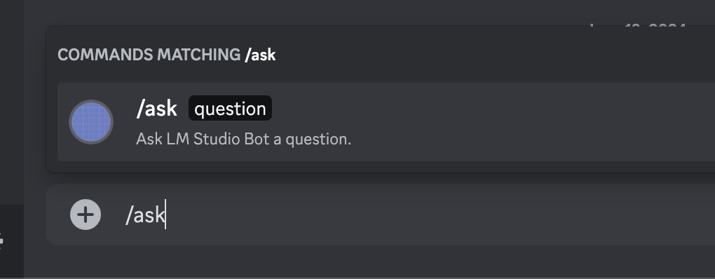 First look at ask command