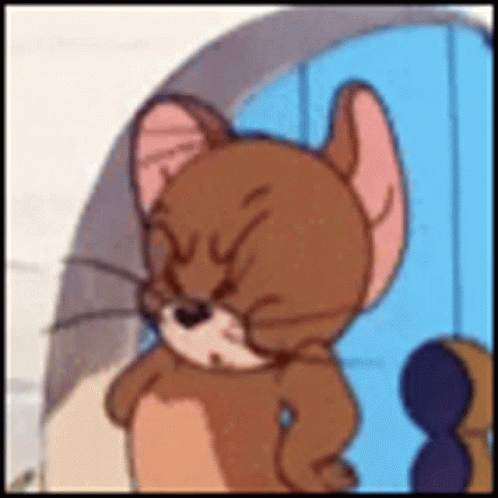 'jerry saying no gif'