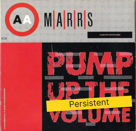 M|A|R|R|S - Pump Up the Persistent Volume cover