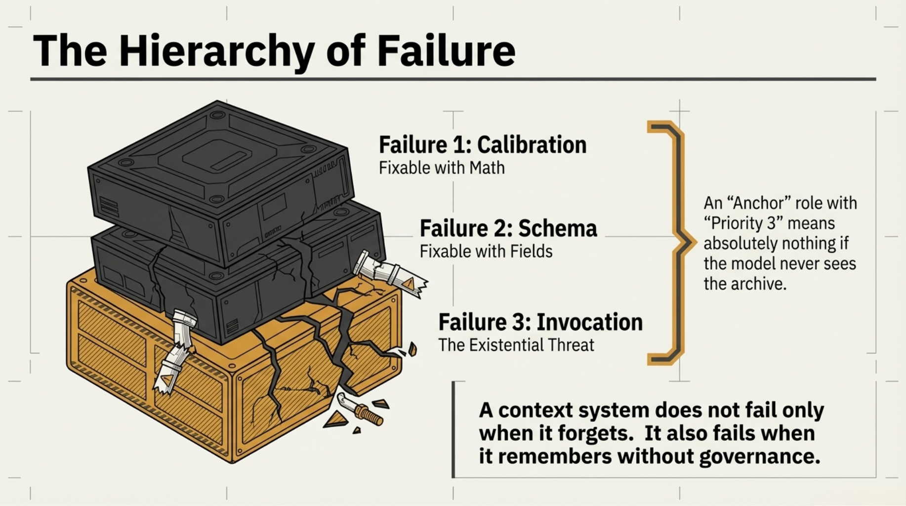 The hierarchy of Failure
