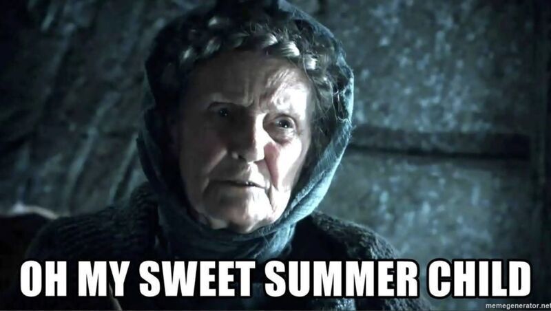 Sweet Summer child meme