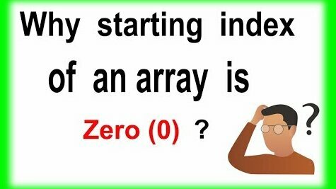 Why Indexes Start From Zero | Demo Coding