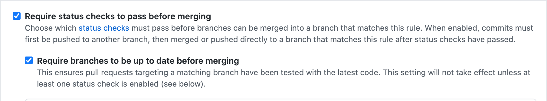 Protected branch restrictions