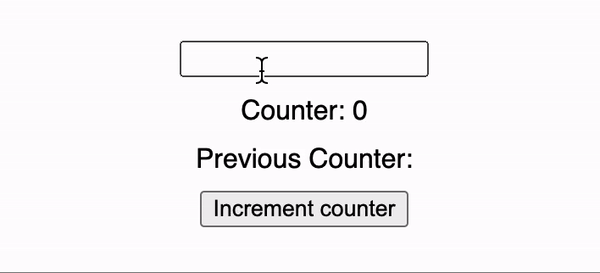 Counter and Previous Counter are the same when title is updated