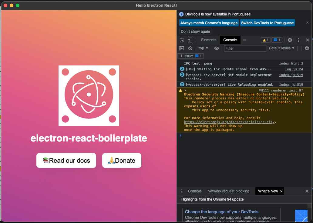 Desktop Apps with Electron, React and SQLite