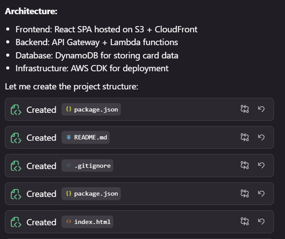 생성된 프로젝트 구조
