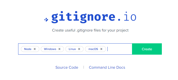 Generador gitignore
