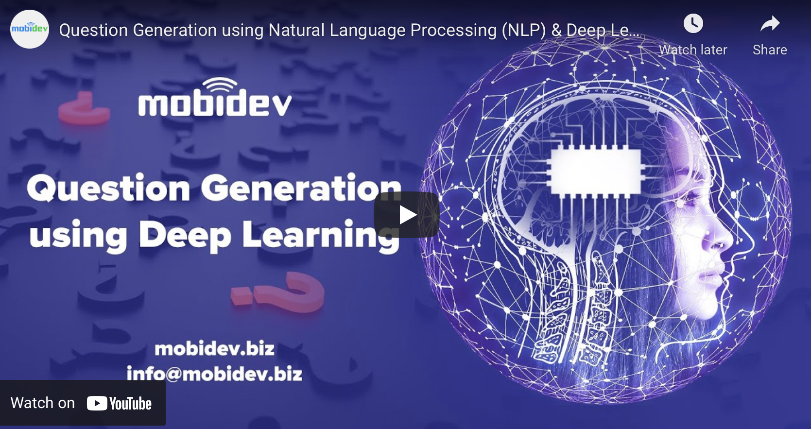 Question Generation Using NLP