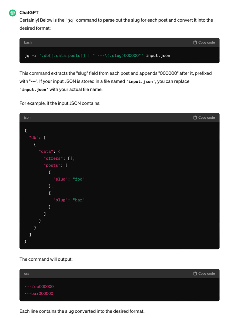 Altering my command to eliminate the frustrating bracket-related errors.