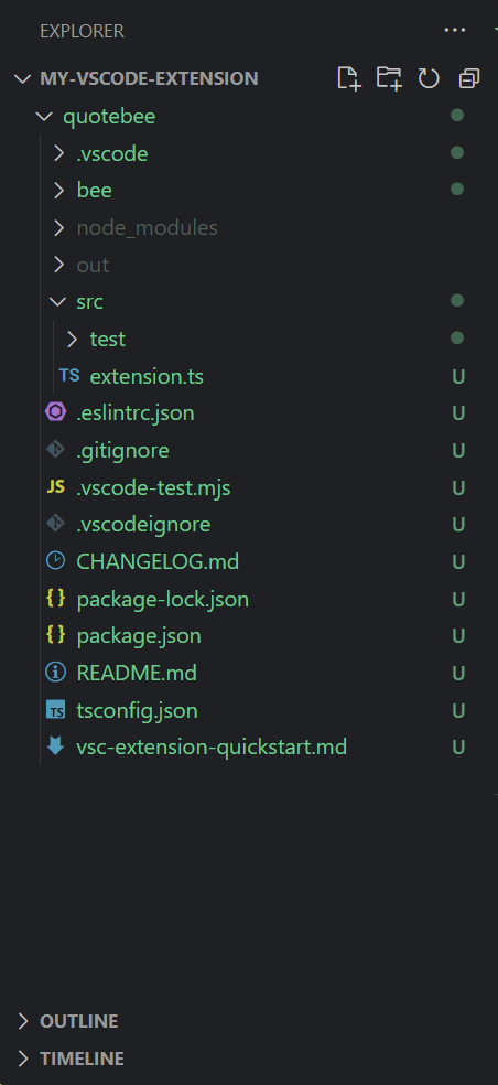 VS Code extension with react