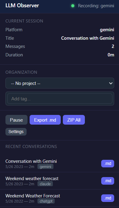 ContextVault Screenshot