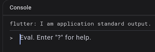 Debug Console View