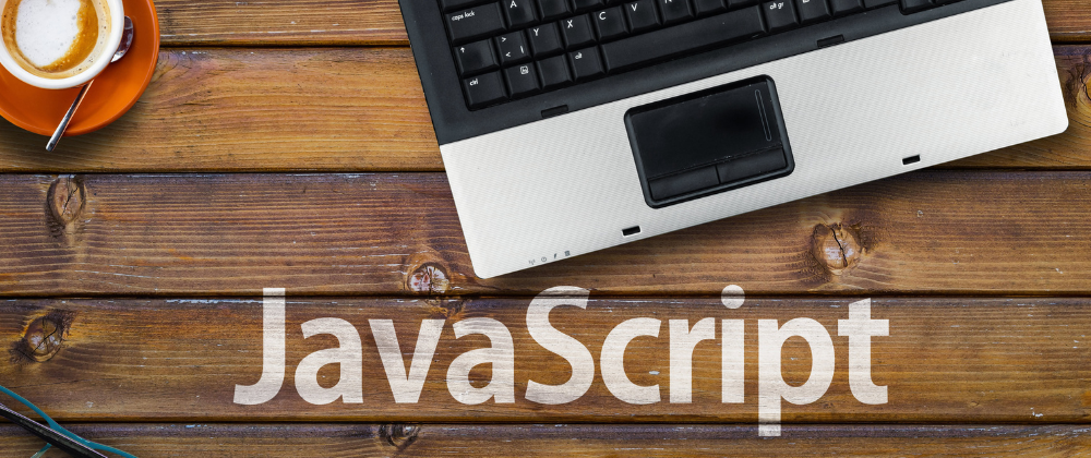 JavaScript coding session essentials with coffee and laptop