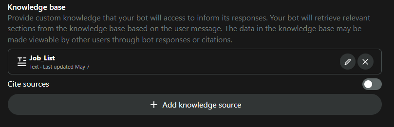 Knowledge Base