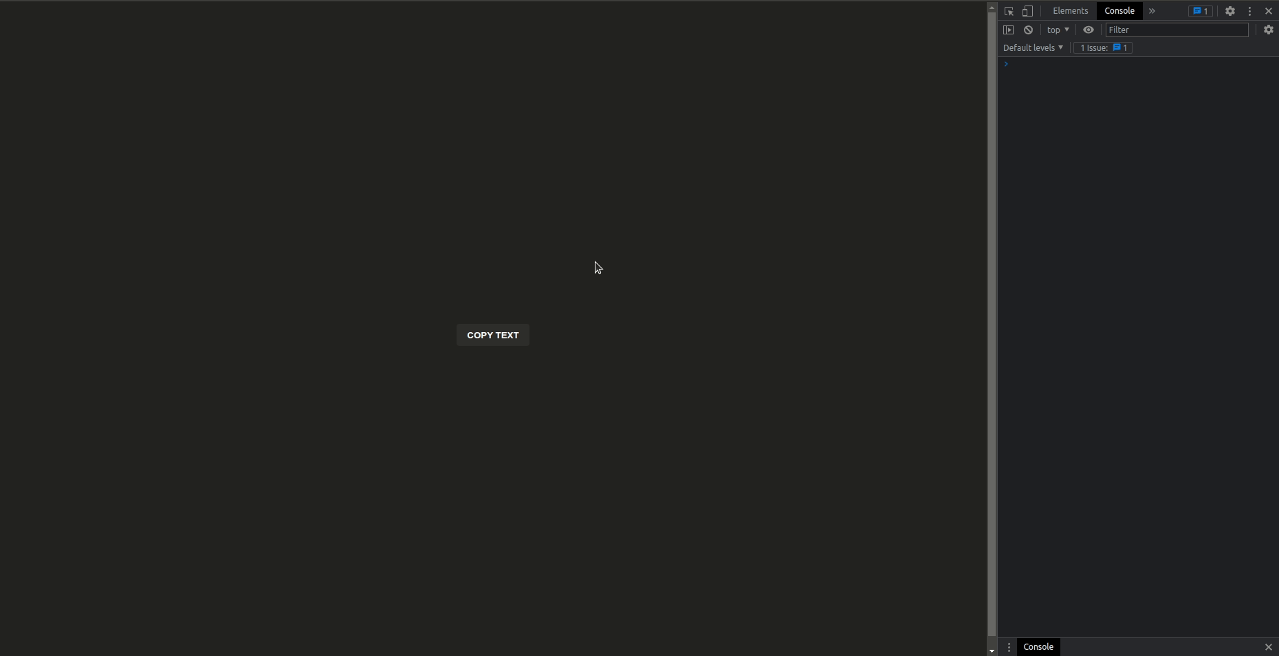 text to clipboard