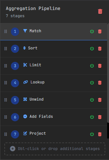 Aggregation Pipeline Stages