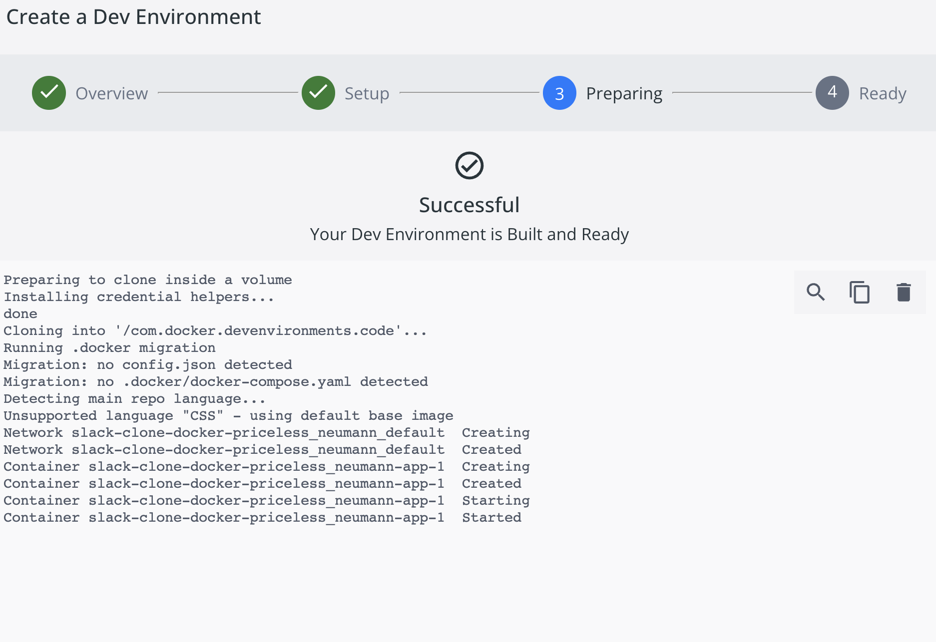 Lab 3: Using Docker Desktop Dev Environments - Collabnix