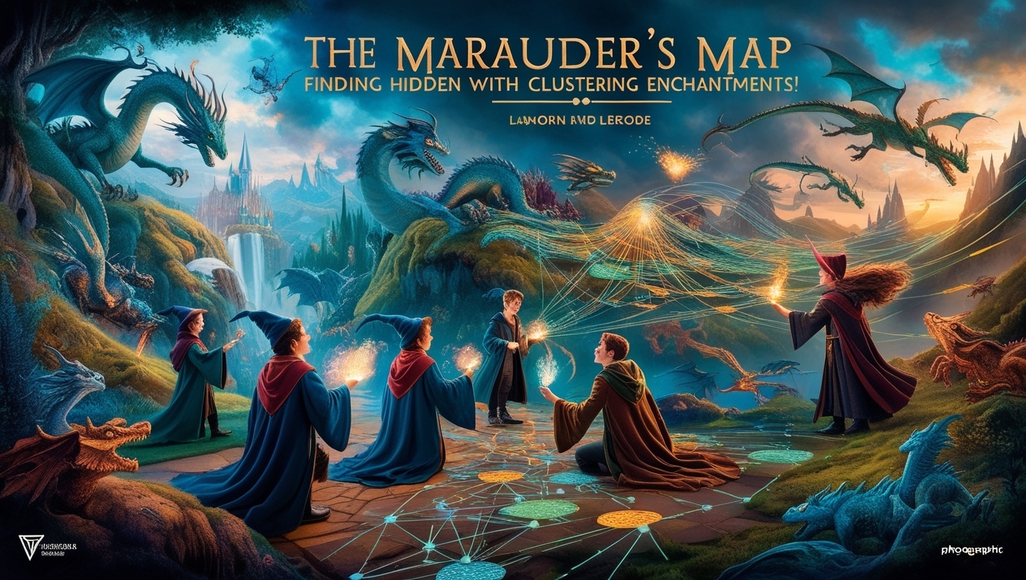 The Marauder’s Map: Finding Hidden Paths with Clustering Enchantments