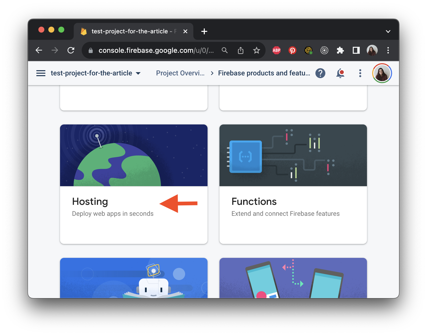 add firebase hosting to your project