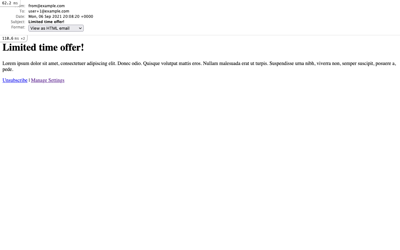 Conditionally render unsubscribe links in mailer layouts.