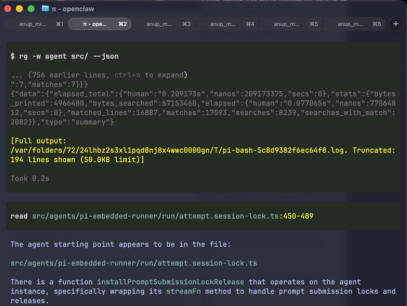 Running PI Agent