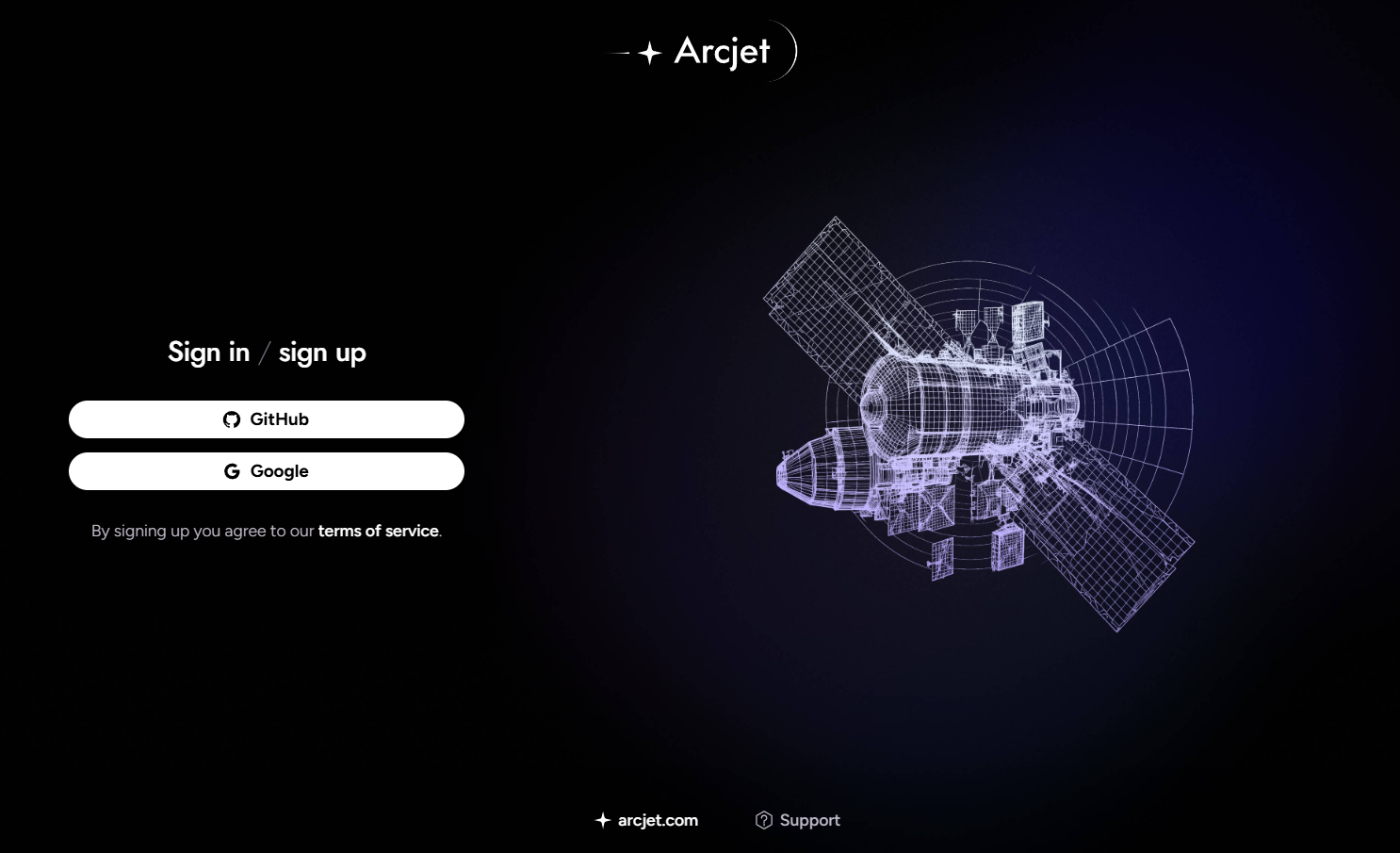 Arcjet Homepage
