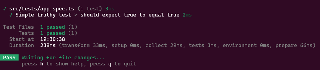 success tests