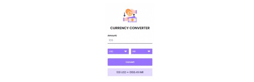 使用 Javascript 的貨幣轉換器