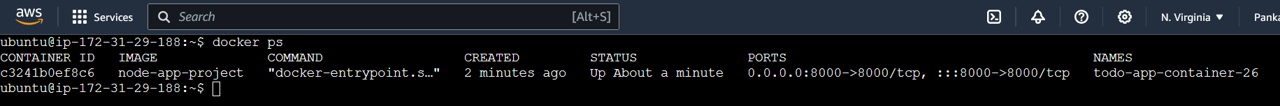 Container name checking