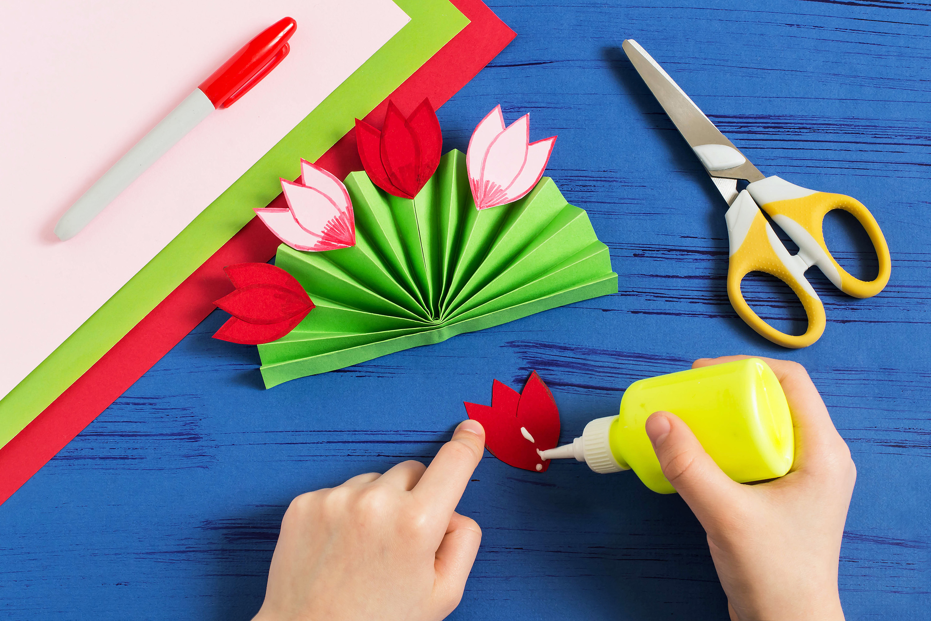 Arts and Crafts with Glue