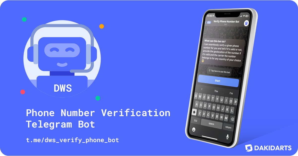 Phone number verification bot