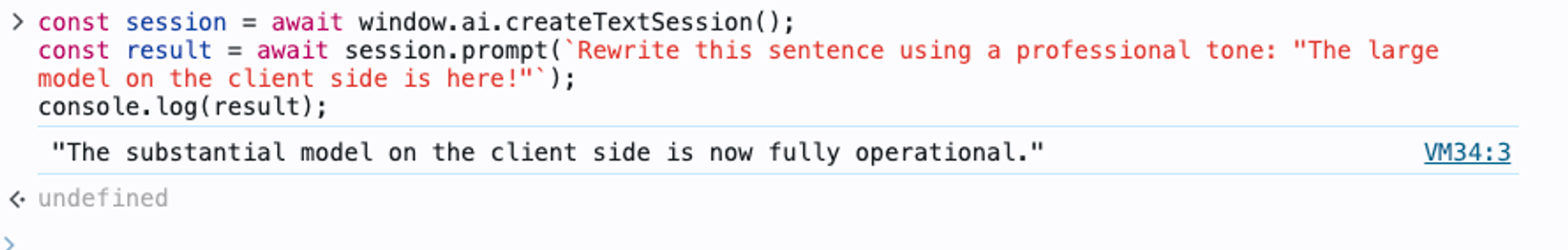 Rewriting the tone of the text
