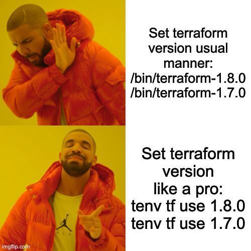 manage terraform version