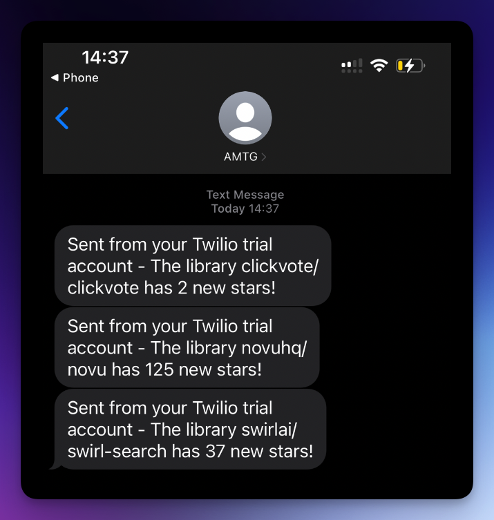 TwilioSMS