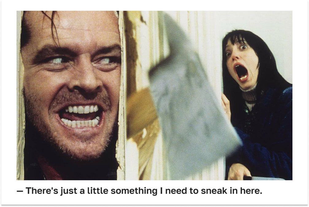 Feel free to change the brief whenever